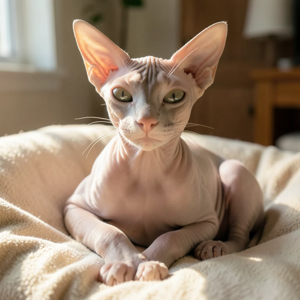 Jak pečovat o kočku sphynx a její potřeby - ilustrační foto