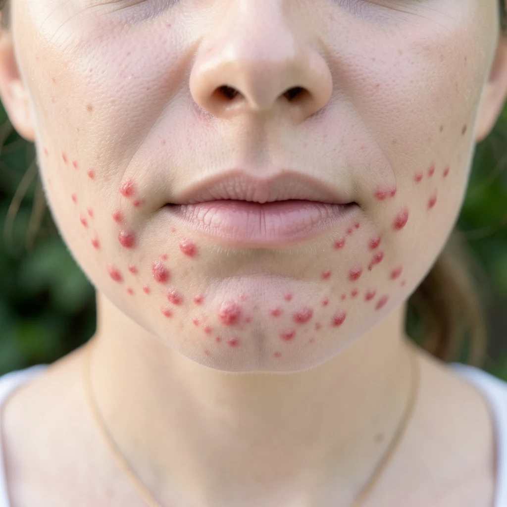 Jak poznat a léčit periorální dermatitidu - ilustrační foto