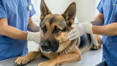 Co dělat když pes zvrací a kdy k veterináři - ilustrační foto