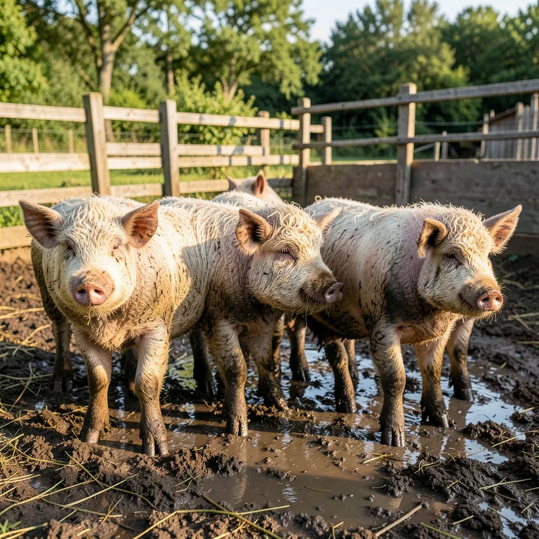 Jak chovat prase mangalica - ilustrační foto