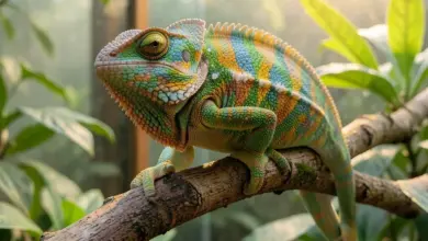 Jak se starat o chameleona jemenského - ilustrační foto