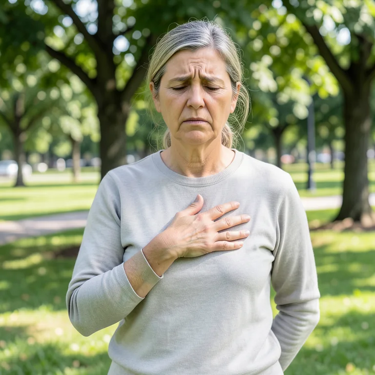 Angina pectoris příznaky léčba a prevence - ilustrační foto