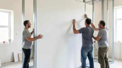 Jak správně montovat sádrokarton na zeď a strop - ilustrační foto
