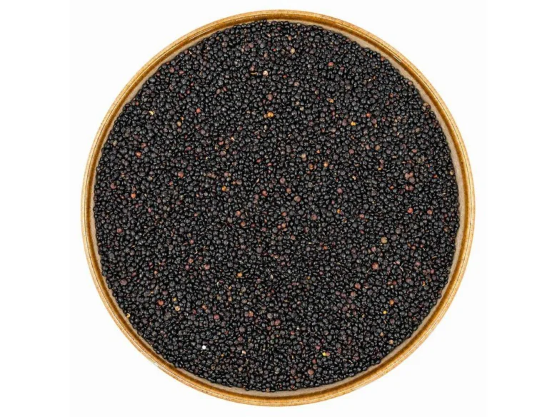 Black quinoa seeds