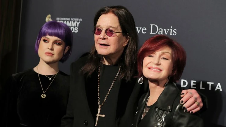 Ozzy Osbourne s dcerou Kelly na Grammy Awards