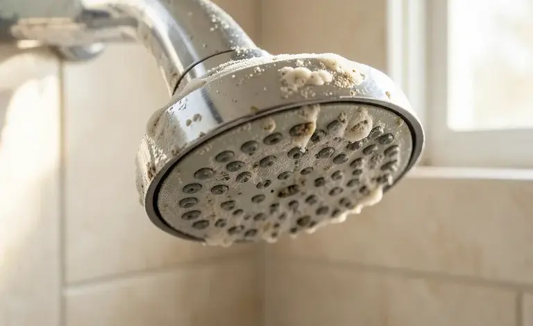 Jak odstranit vodní kámen z koupelny - ilustrační foto