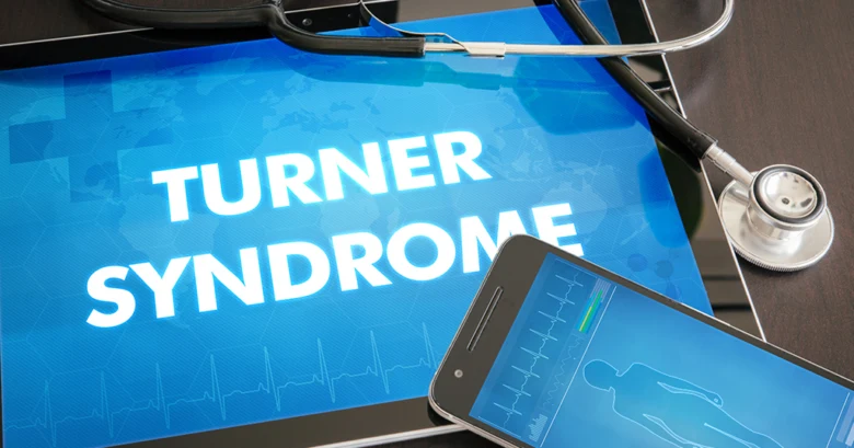 Tablet s nápisem Turnerův syndrom a fonendoskop.
