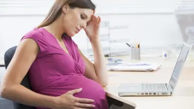 Pregnant woman with headache