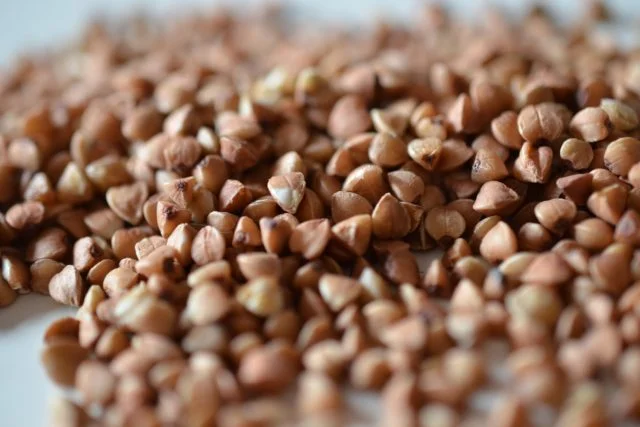 Buckwheat grains