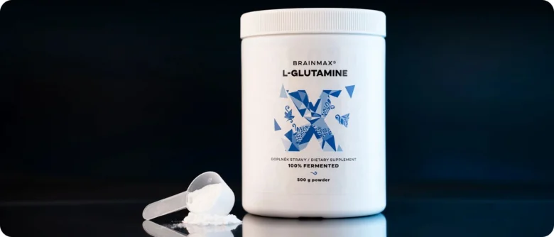L-glutamine supplement container